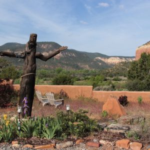 St. Francis Overlooking Desert Canyon