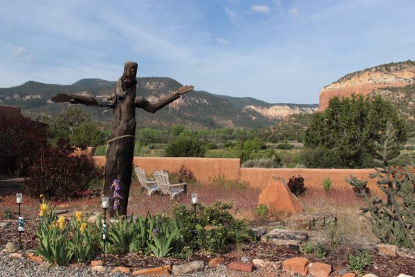 St. Francis Overlooking Desert Canyon