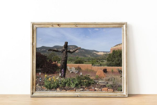 St. Francis Overlooking Desert Canyon